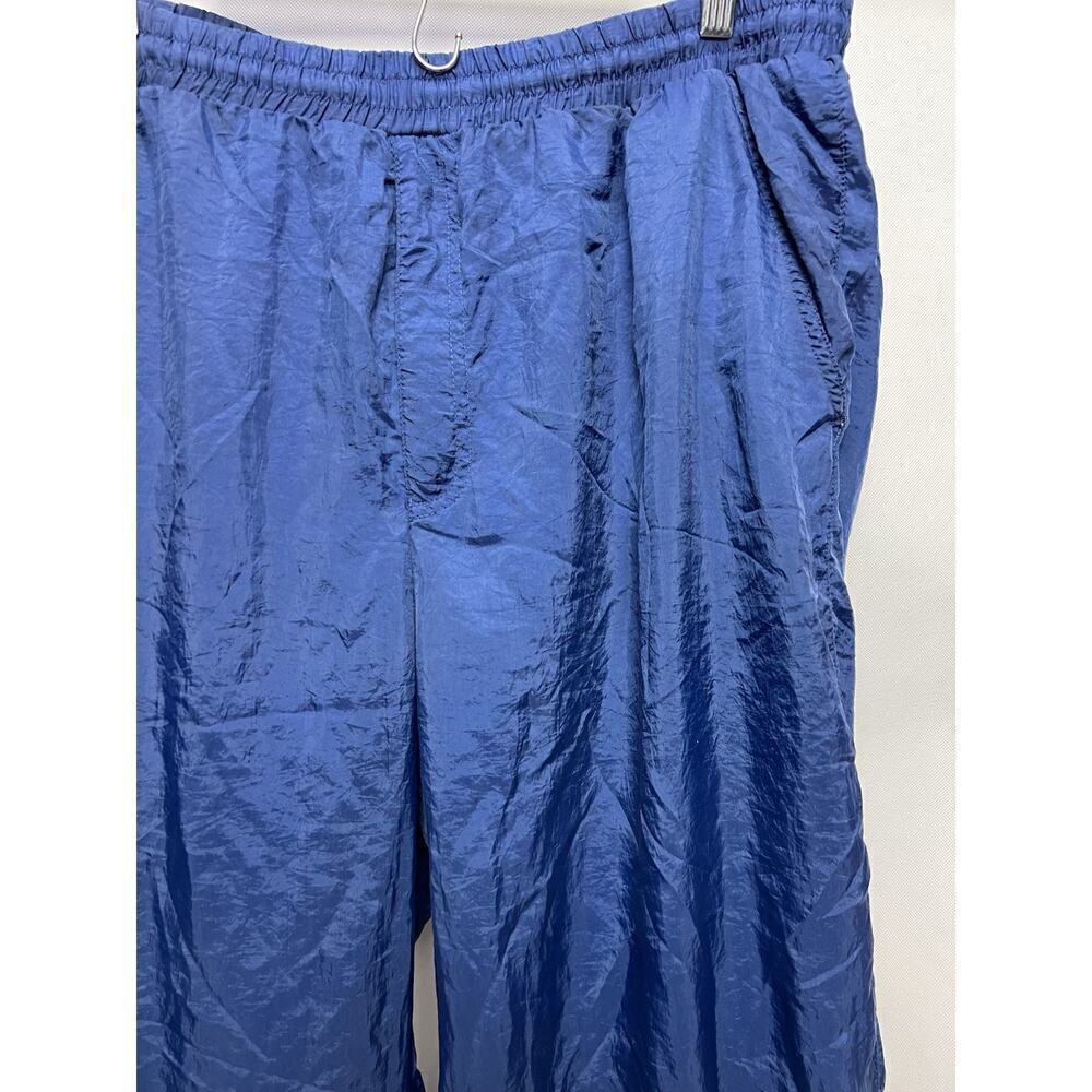 Vtg Christian Dior Monsieur Blue Windbreaker Pants Mens XL Lined Zip Cuffs - Picture 4 of 11